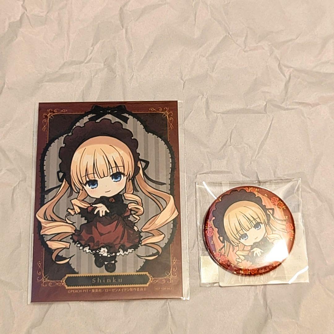 Amazon.co.jp: ローゼンメイデン くじ 復刻版 真紅 缶バッジ 購入特典 
