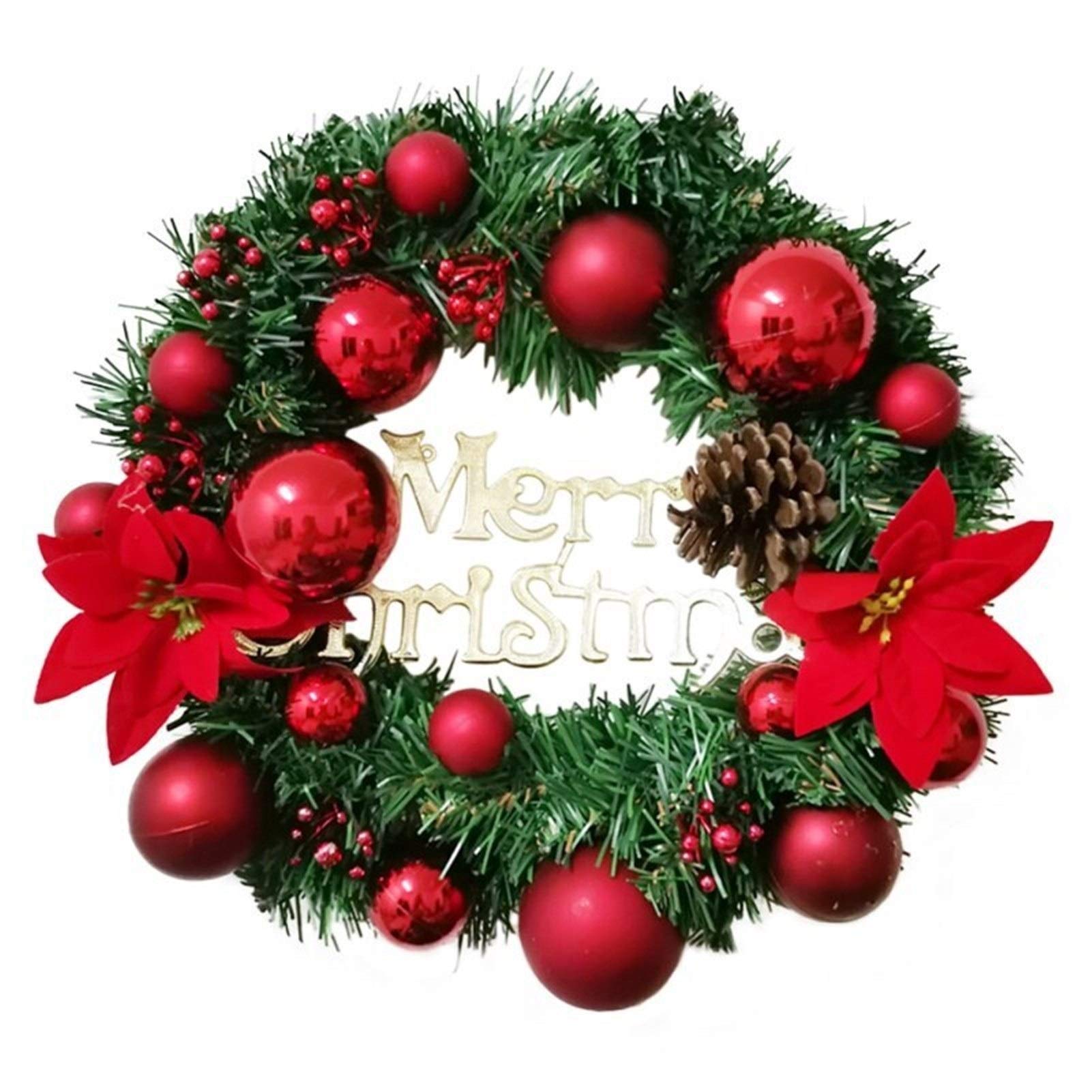 Guirlande de Noël pour porte et déco murale au cœur des fêtes