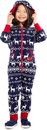 Tipsy Elves Christmas Jumpsuits for Boys and Girls - Comfy and Cozy Childrens Rompers for Holiday Occasions