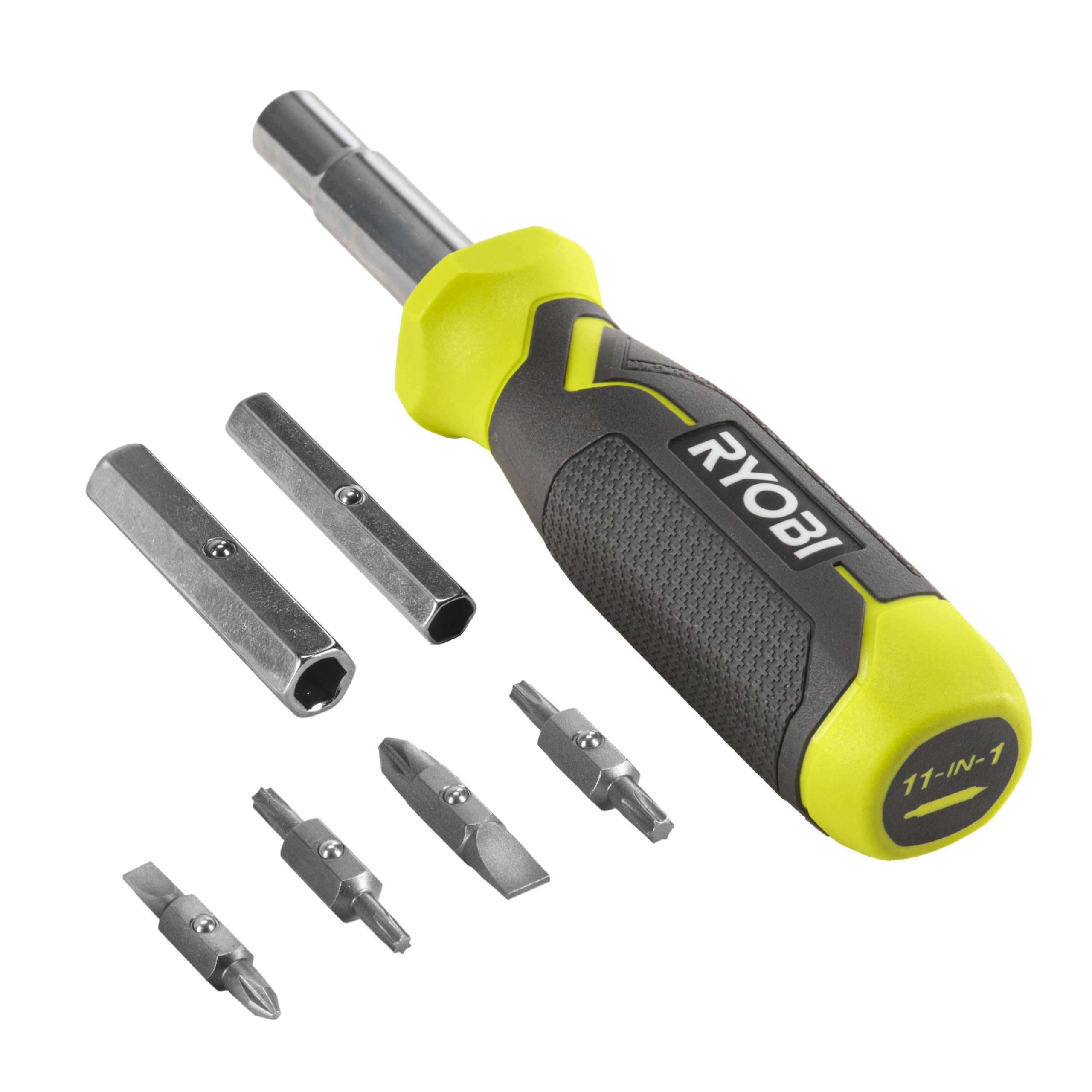 Ryobi RHSDM1101 11-in-1 magnetischer Multi-Bit-Schraubendreher 