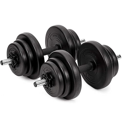 20kg Dumbbells Set For Men Women - Adjustable Free Hand Weights Dumbbell Excellent for Weight Lifting Body Building Home Gym Training Equipment Barbell Bench Press Exercise