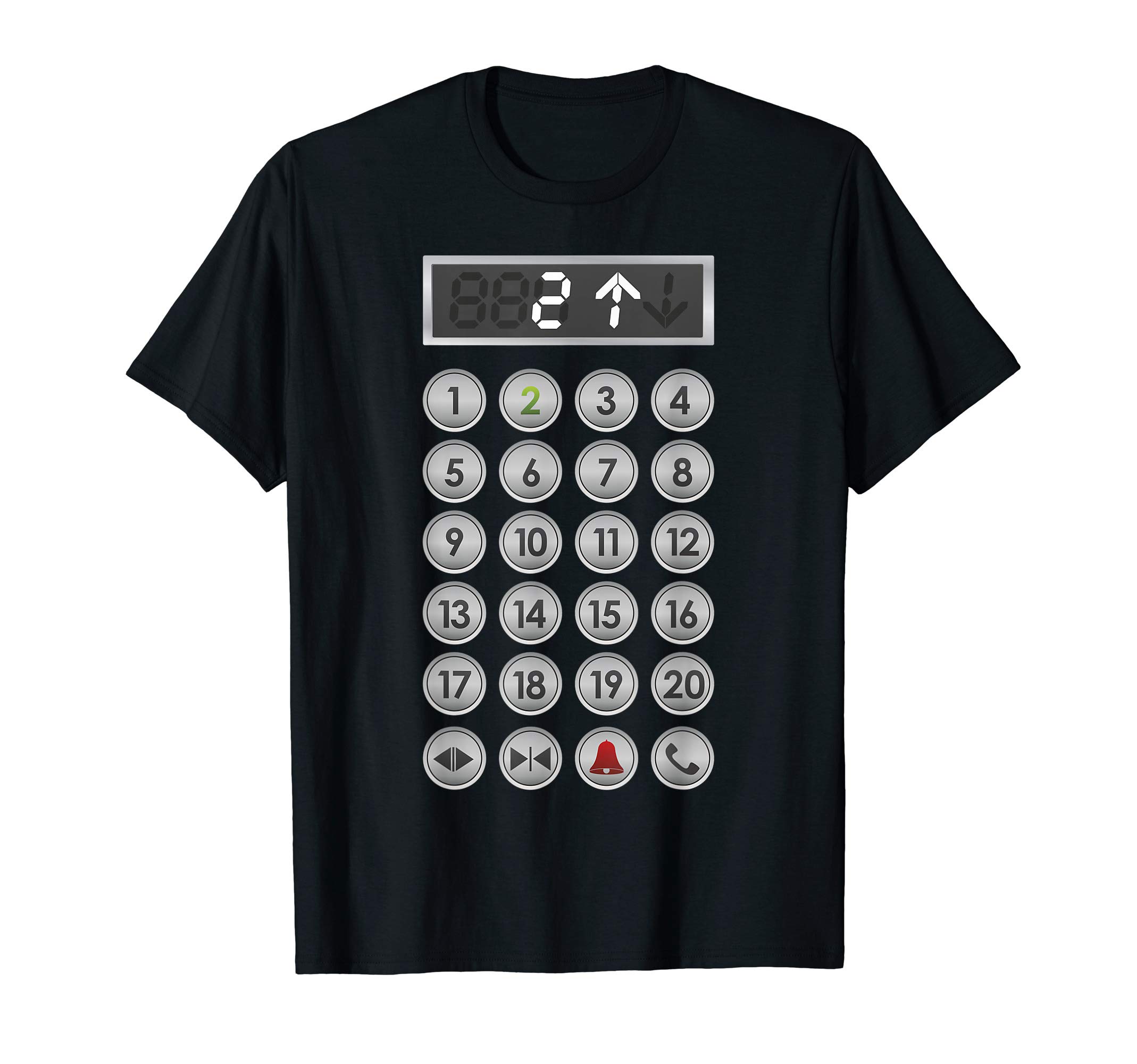 Elevator Buttons Funny Elevator T-Shirt