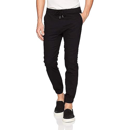 Men's Slim Fit Soft Twill Jogger Pants