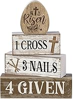 Vista 72 de 4 letreros de madera para decoración de mesa de granja, hojas de eucalipto rústicas, letrero de bloque de campo, Always Stay Humble and Kind, centro