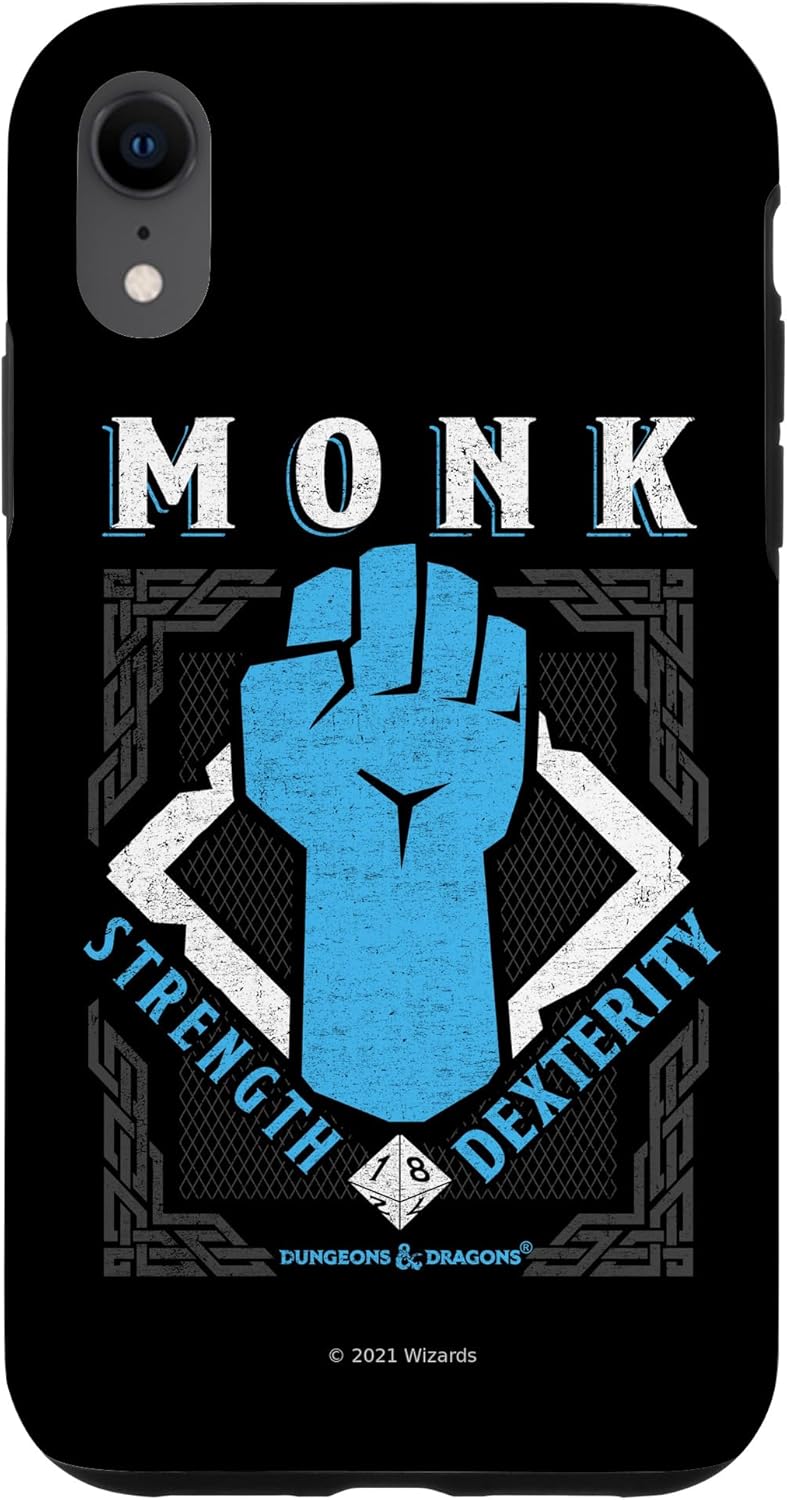 iPhone XR Dungeons & Dragons Monk Strength & Dexterity Case