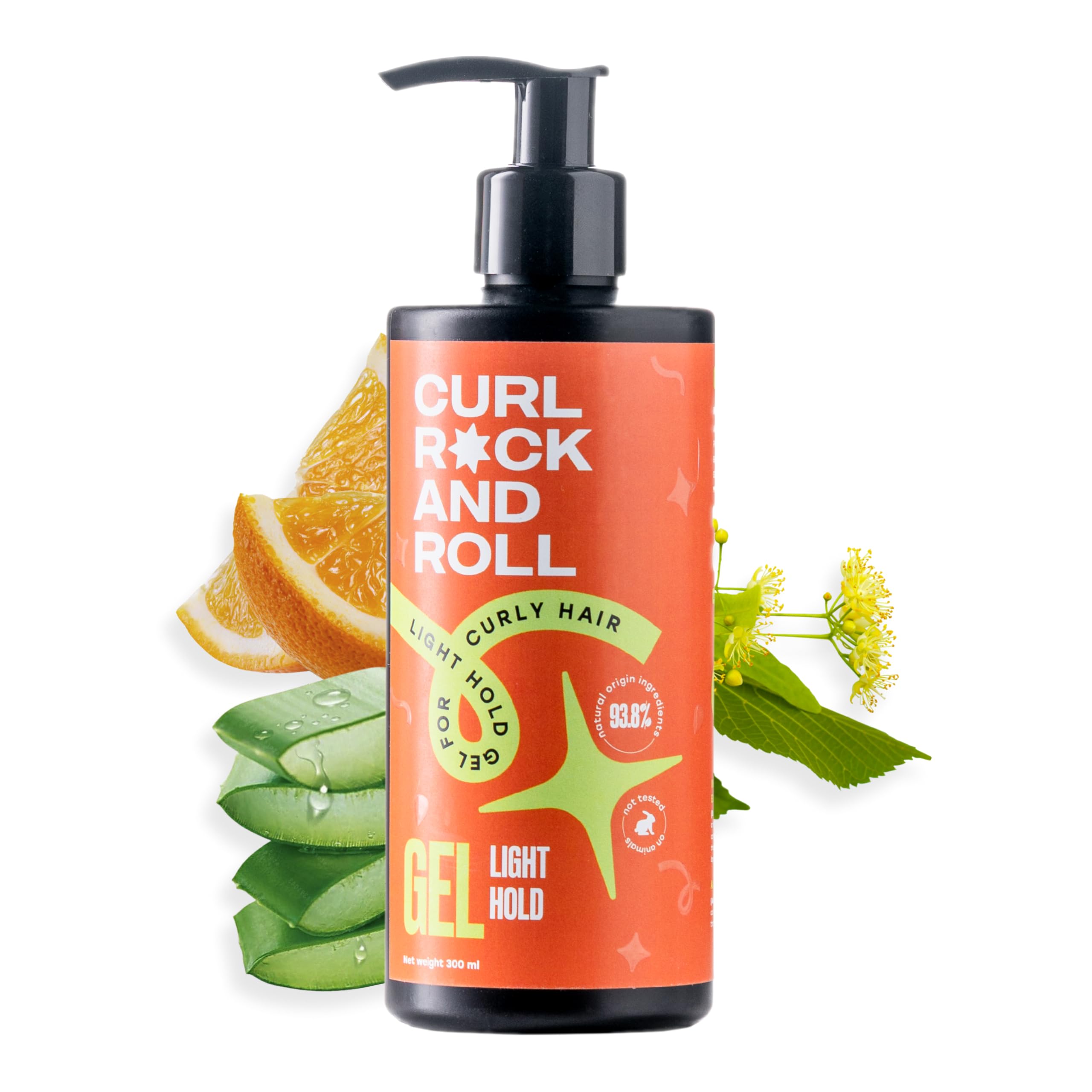 Curl Rock and Roll Hair Styling Gel - Moisturizes and Nourishes - Paraben-Fre...