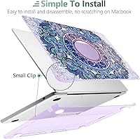 Vista 204 de TWOLSKOO for M4 MacBook Air 13.6 inch Case 2025-2022 Release M4 A3240 M3 A3113 M2 A2681, Plastic Hard Shell & Screen Protector & Keyboard Cover &