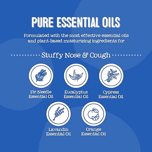 Miniatura 3 de Oilogic Crema de vapor calmante, nariz tapada y tos - Alivia la tos y el resfriado del bebé con todos los aceites esenciales naturales - Alivio de