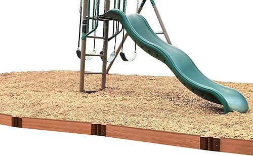 Frame It All Classic Sienna Straight Playground Border 16' - 1" Perfil