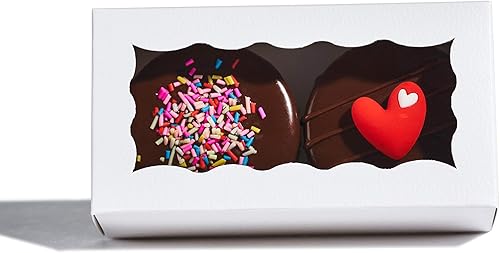 Miniatura 2 de 12 cajas de macarrón blanco de alta calidad de 4.17 x 2.16 x 1.37 pulgadas para 2, contenedores de macarrón, embalaje de macarrón para bodas,