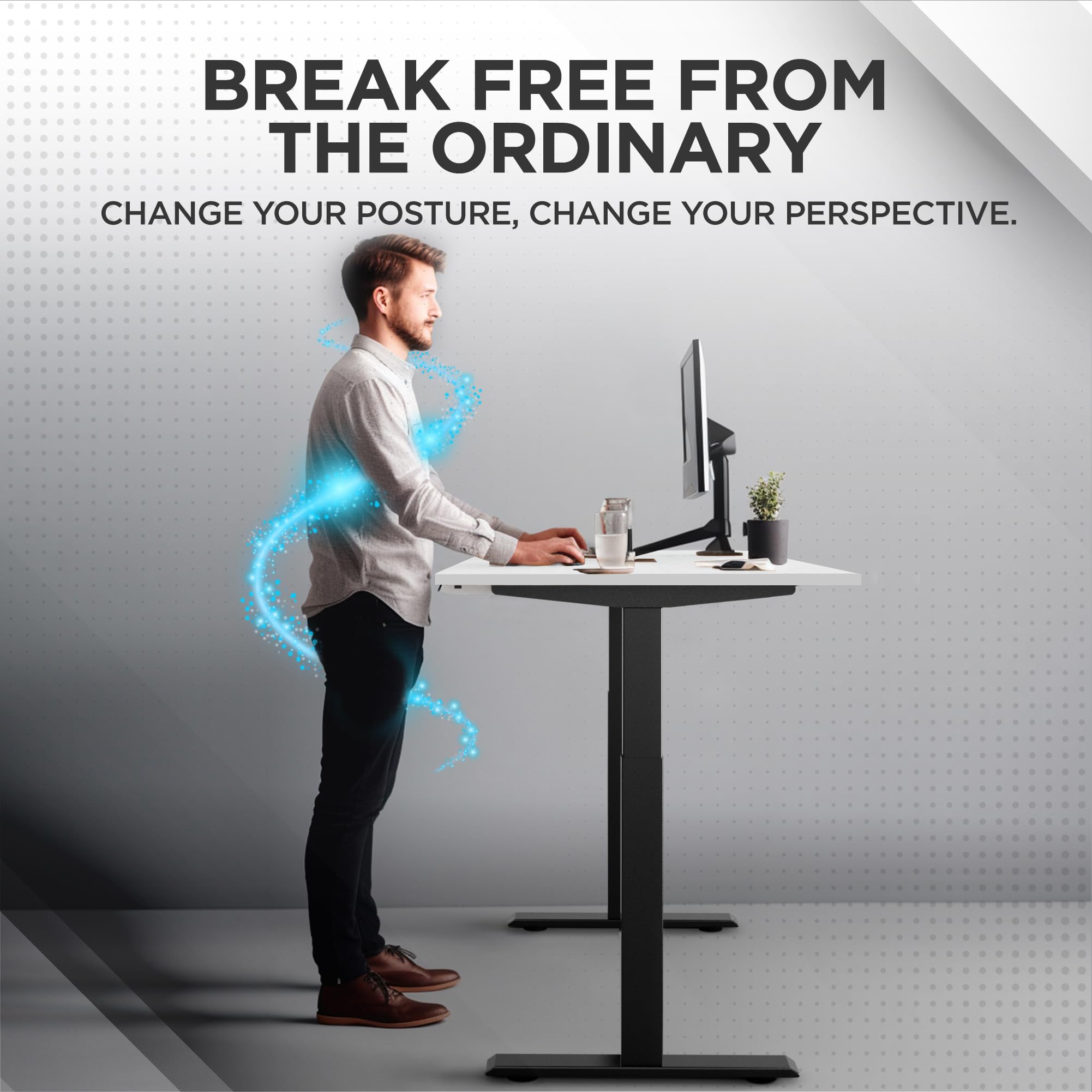 Amazon.com: Rise UP Electric Standing Desk Adjustable Height Desk