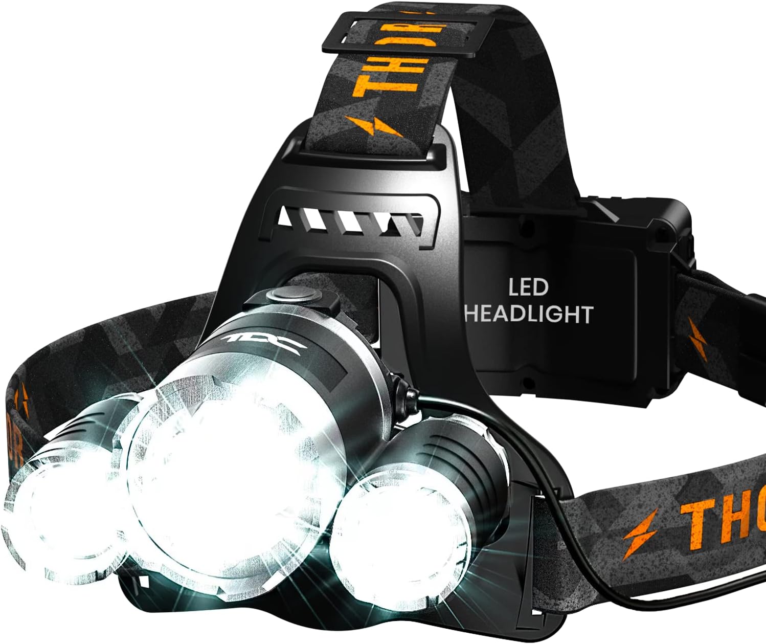 Headlamp Rechargeable Head Lamp to Wear High Lumen Led