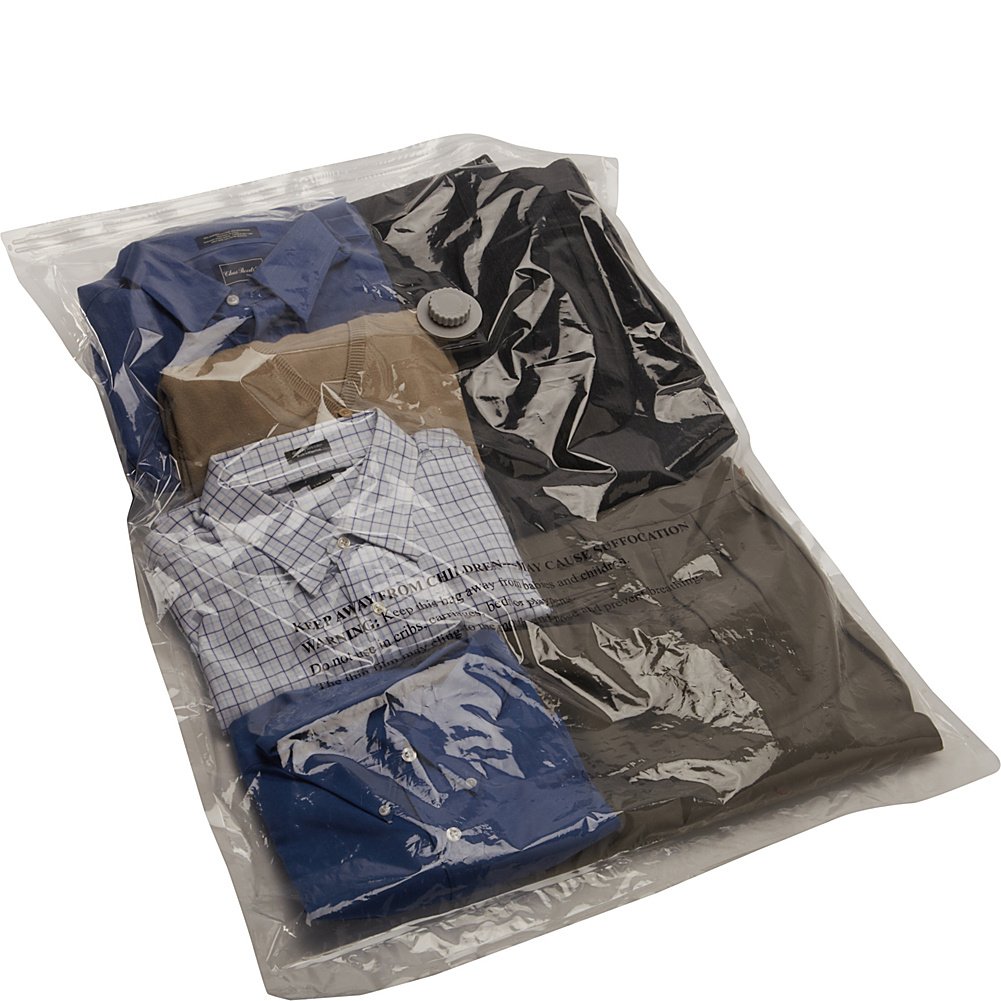 Samsonite Compression Packing Bags, Clear, 12Piece Kit (2Pouch/4CarryOn/4Large/2XLarge