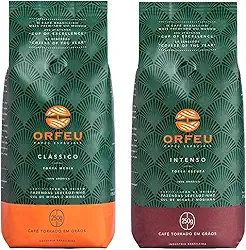 Combo Café Orfeu em Grãos – Clásssico + Intenso | Cafés Especiais 100% Arábica 250g Cada
