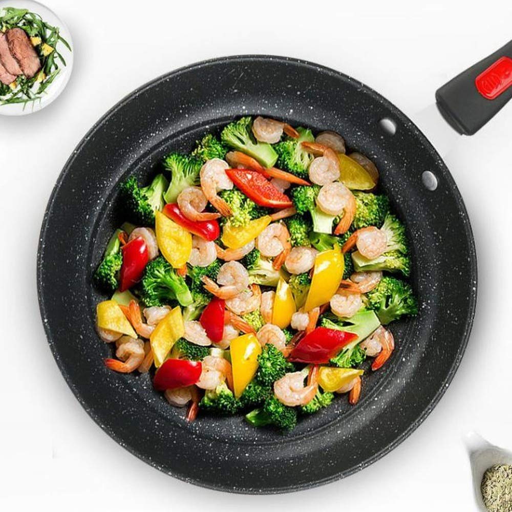 Padella Antiaderente Padella Cucina A Gas Antifumo Pentole E Padelle Universali Set di Pentole E Padelle Padella Wok Padella Padella da Cucina Pentola da Cucina Wok