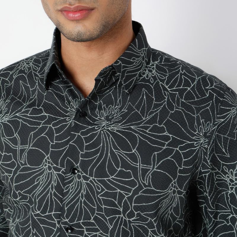 Image of MARK & ALBERT Men's Slim Fit Cotton Formal Shirt
