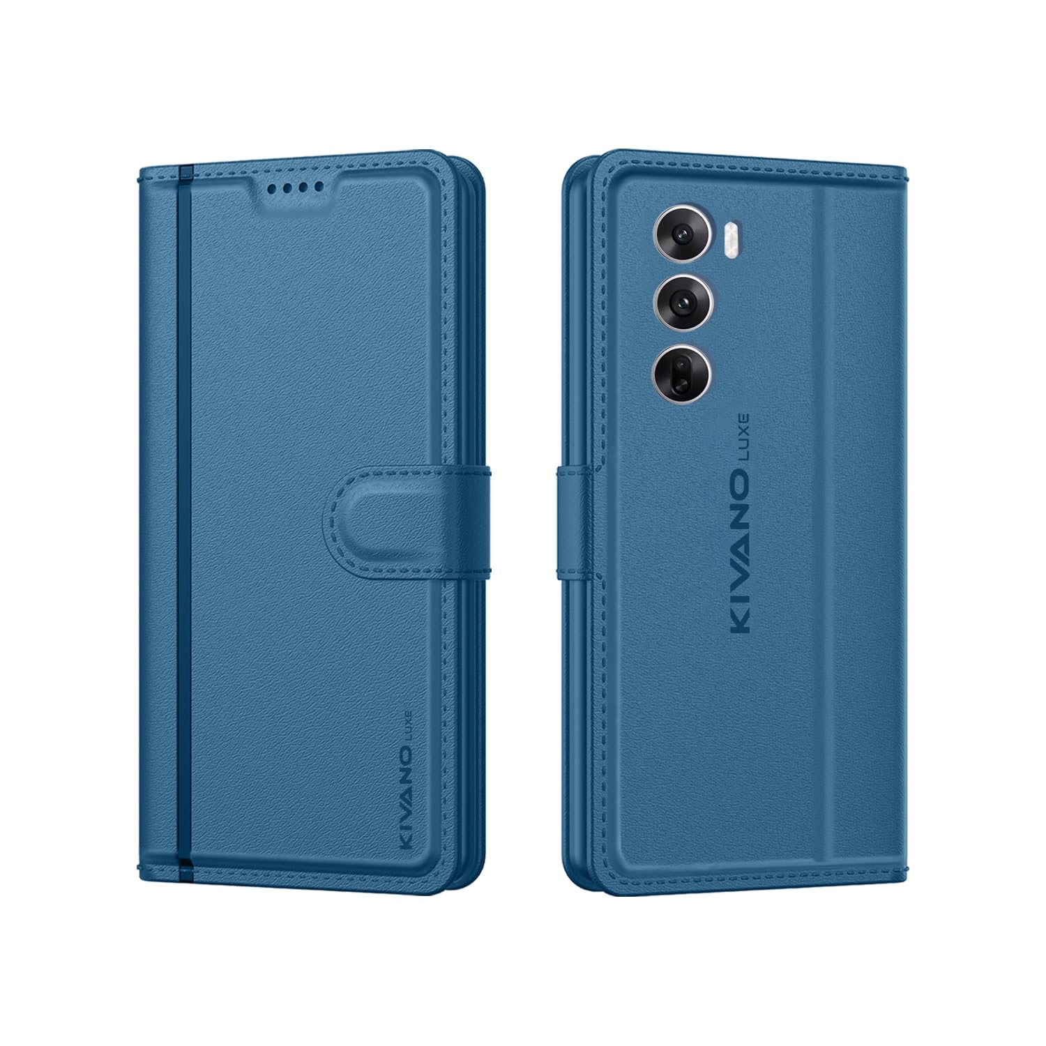 KIVANO LUXE® Compatible with Oppo Reno 12 Pro 5G Artisanal Leather Wallet Case with Card Holder for Men Women, Magnetic Flip Folio Cover with Stand RFID Blocking Cell Case (B0DGD296XP) Amazon Price History, Amazon Price Tracker