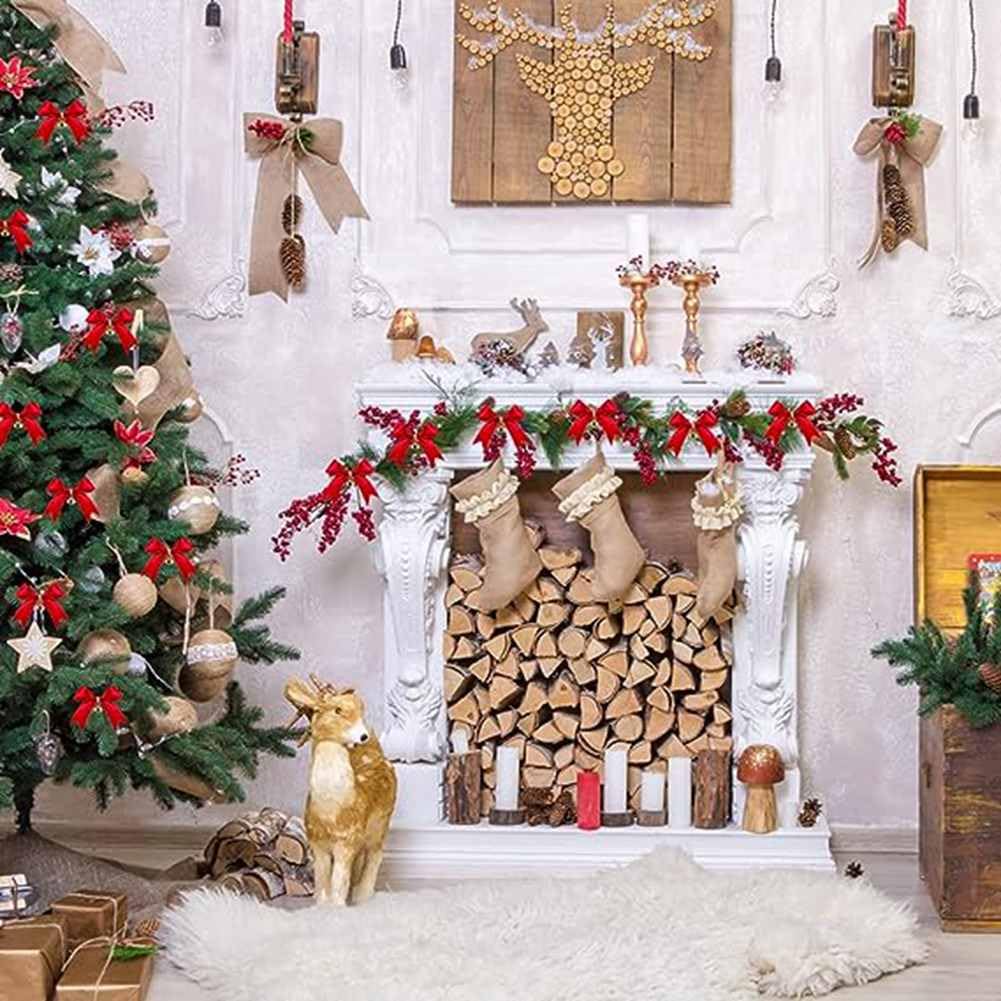 Kerstbelletjes 2 Aan Koord Rood & Strik 100stuks Krabbendam Kadoverpakking