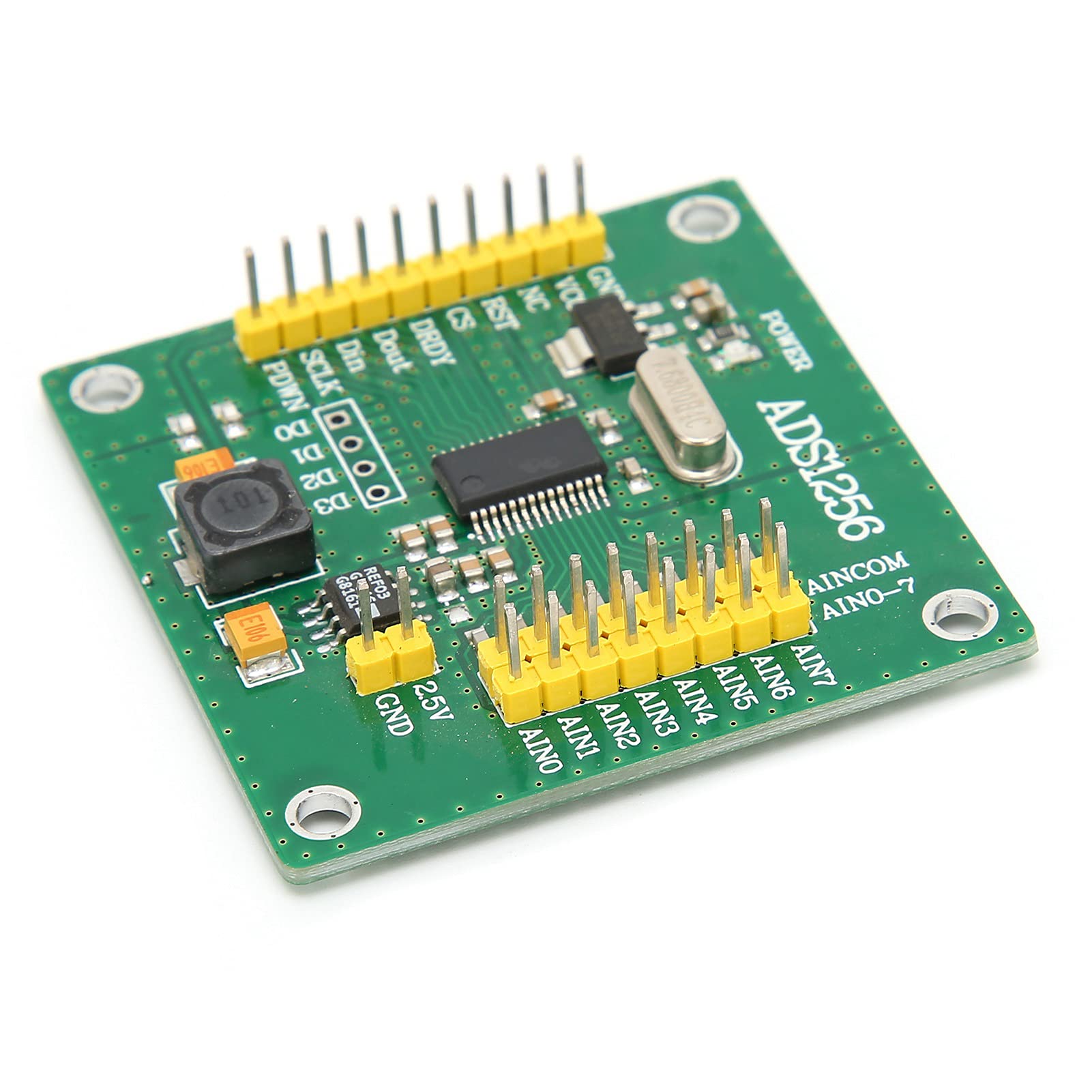 Módulo de Conversión Analógico a Digital de 24 Bits ADC ADC Tablero de Adquisición-Versátil ADS1256 Convertidor