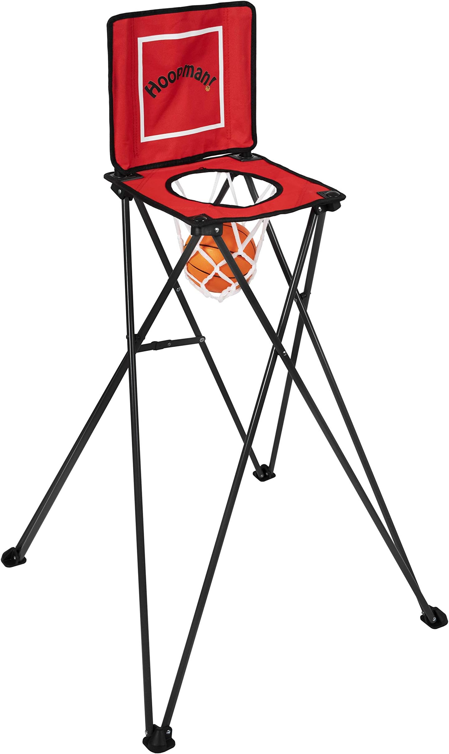 ciao! baby Hoopman! Portable Basketball Hoop for Active Toddlers, Easy to Set Up and Take Anywhere, Indoor and Outdoor Basketball Goal for Sporty Infants, 3 Years and Up