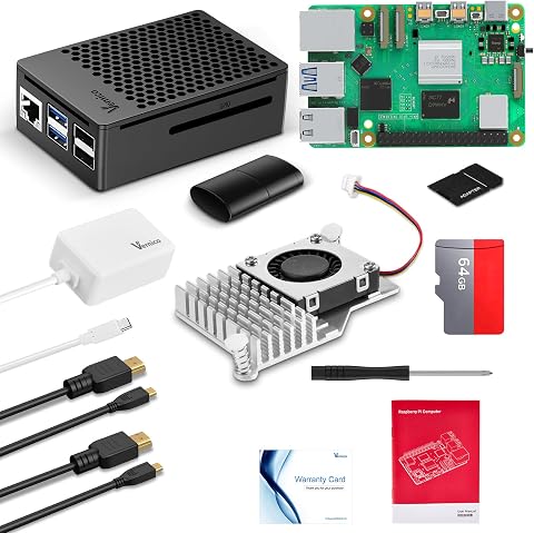 Vemico Raspberry Pi 5 16GB Kit 64GB Edition