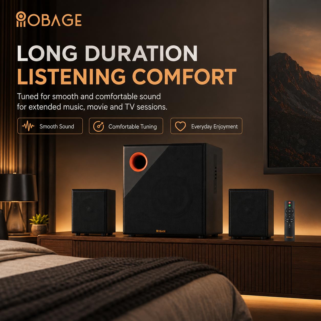 OBAGE Zylo-6 Home Theater Speaker System - Wireless & Balanced Sound -5 OBAGE Zylo-6 Home Theater Speaker System - Wireless & Balanced Sound -5