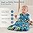 Yoofoss Baby Sleep Sack 6-12 Months, 1.5 Tog Baby Wearable Blanket with 2-Way Zipper, 100% Cotton Organic Fabric Winter Infant Sleeping Sack, Warm Soft Comfy