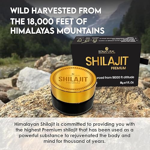 Miniatura 6 de Shilajit Pure Himalayan Organic - 1.06 oz de resina Shilajit 100% pura de alta calidad con ácido fúlvico y más de 85 oligoelementos complejos para