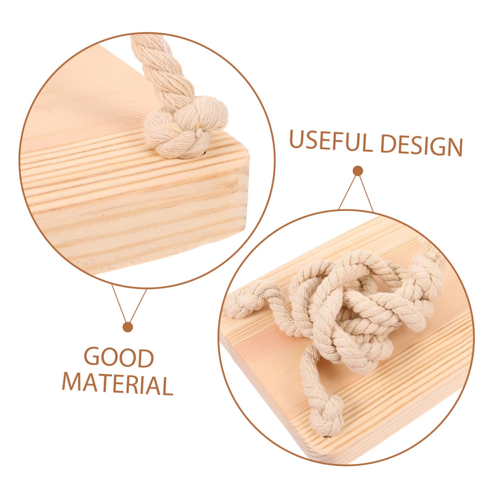 Toddmomy Columpio de Madera para Fotografía Accesorio Ligero y Portátil para Sesiones de Fotos Decoración Natural para Fotográfico y Muebles Infantiles