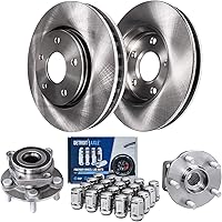 Vista 16 de Detroit Axle - Rotores de freno delantero para 4WD 6-Lug 2004-2008 Ford F-150 Lobo, 2006-2008 Lincoln Mark LT Rotores de freno 2005 2007 Reemplazo
