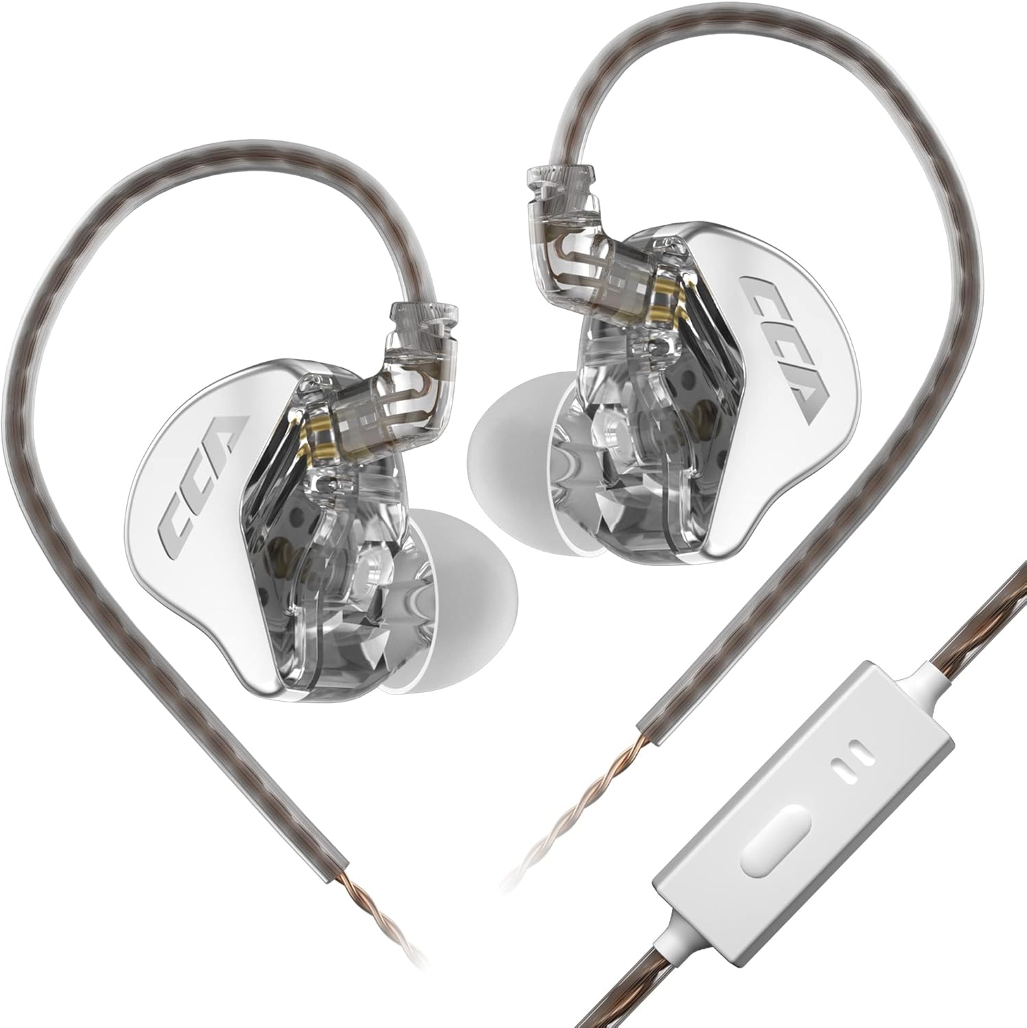 CCA CA4 in Ear Metal Earphones Zinc Alloy Cover...