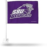 Vista 5 de Rico Industries Bandera de coche de doble cara de la NCAA, gran accesorio para automóvil