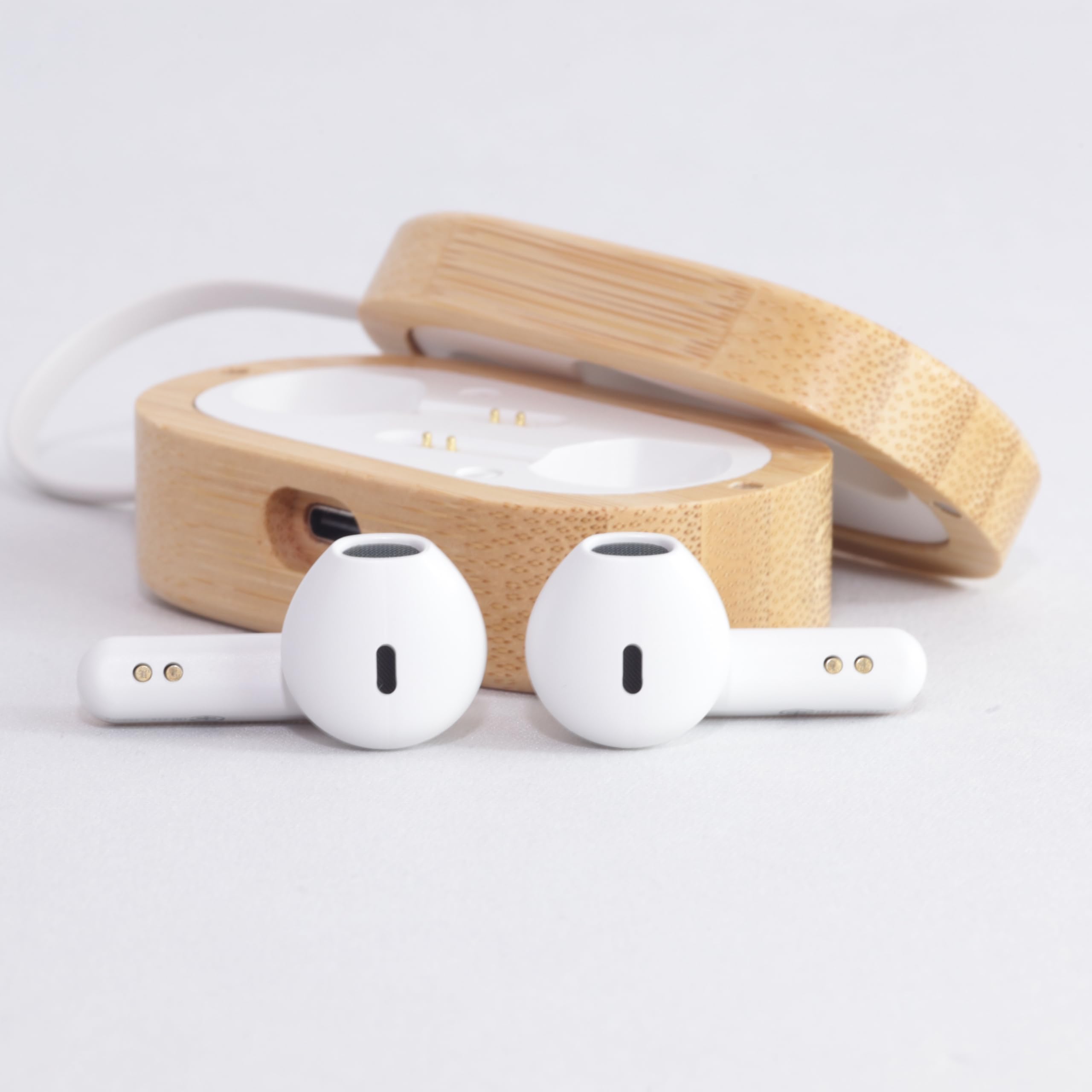 Amazon.co.jp: WoodbudsⅡ ｜ 竹製ケース×再生素材 ワイヤレスイヤホン