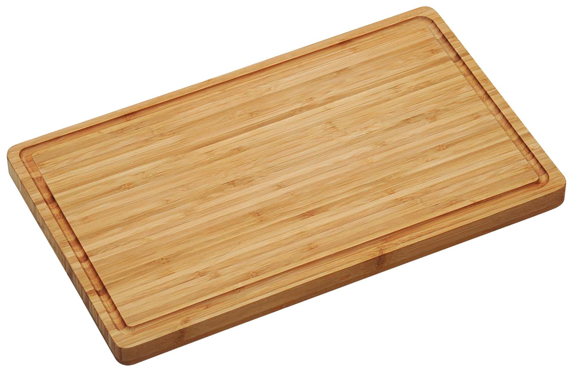 Kesper Pri-Cutting Board, Bamboo, Brown, 45 x 27 x 3.5 cm