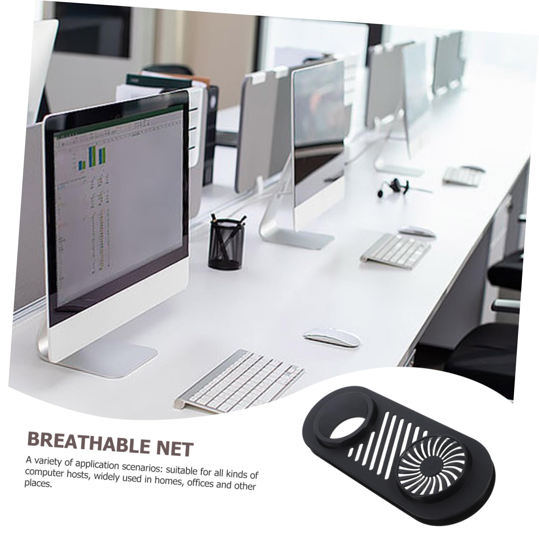 Gadpiparty 5pezzi Cabinet Air Vent Cover Di Ventilazione Per Computer Host e Mobili Design Pratico Per Armadi Soffitti e Pavimenti Ottimizza La Circolazione Aria e Dissipazione Del Calore