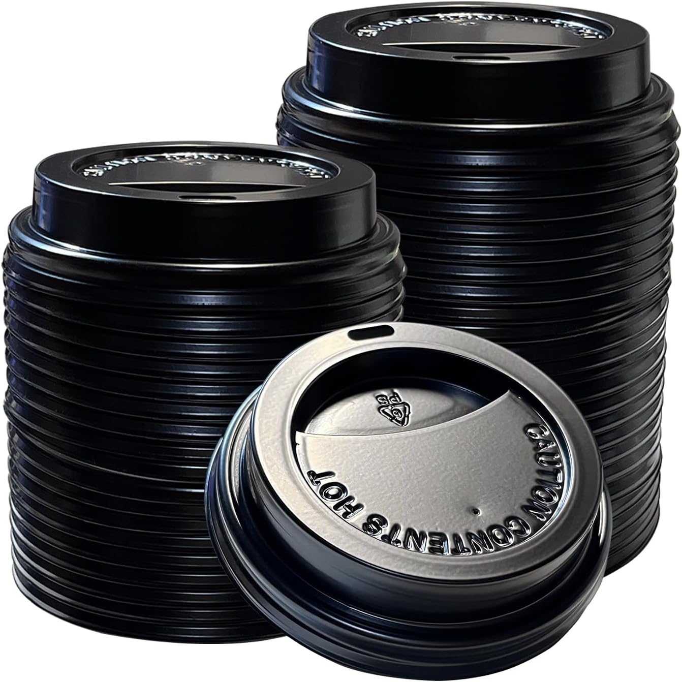 150PCS Disposable Plastic Coffee Cup Lids Fits 12oz, 16oz, 20oz, 22oz Paper Cups,Hot/Cold Beverage Dome Lids Fit for Espresso,Tea and Hot Chocolate
