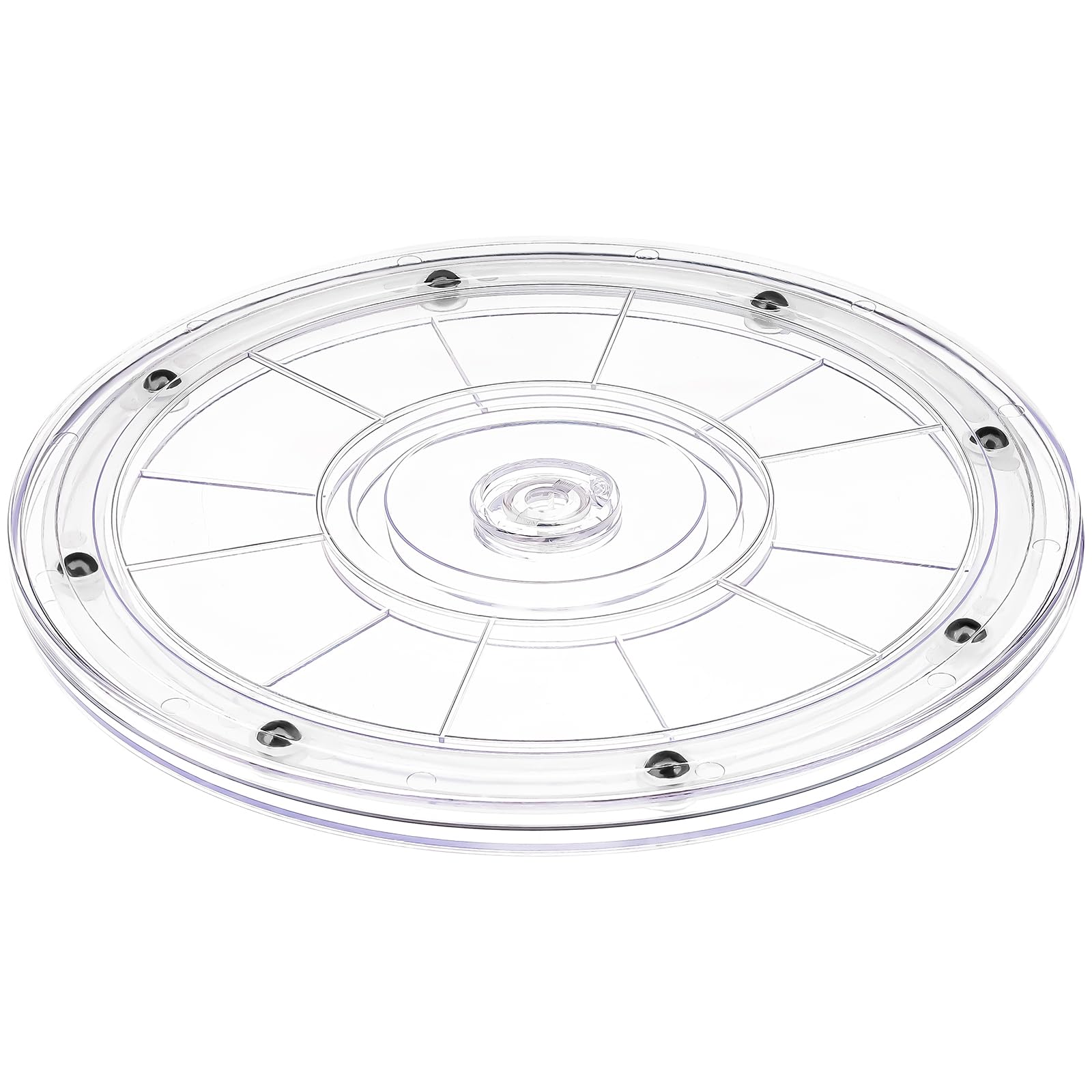 8" Acrylic Clear Lazy Susan Turntable