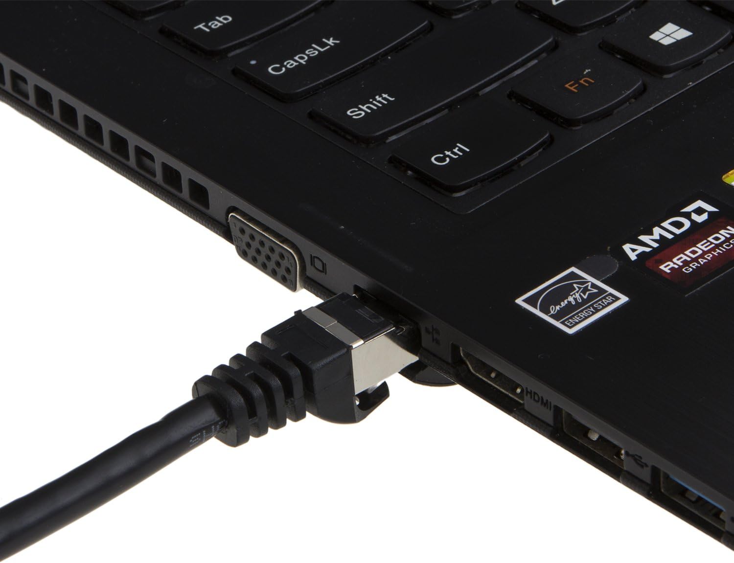 CableCreation Cat 7 Ethernet Cable 100ft, Ethernet Patch Cable, Double Shielded 10 Gigabit High Speed RJ45 LAN Network Cable for 100feet, 30m, Black