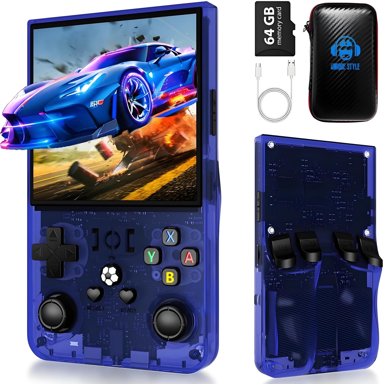 羅夢＊ページ③ Amazon.com: 2025 New Upgrade R36MAX Retro Handheld Game Console