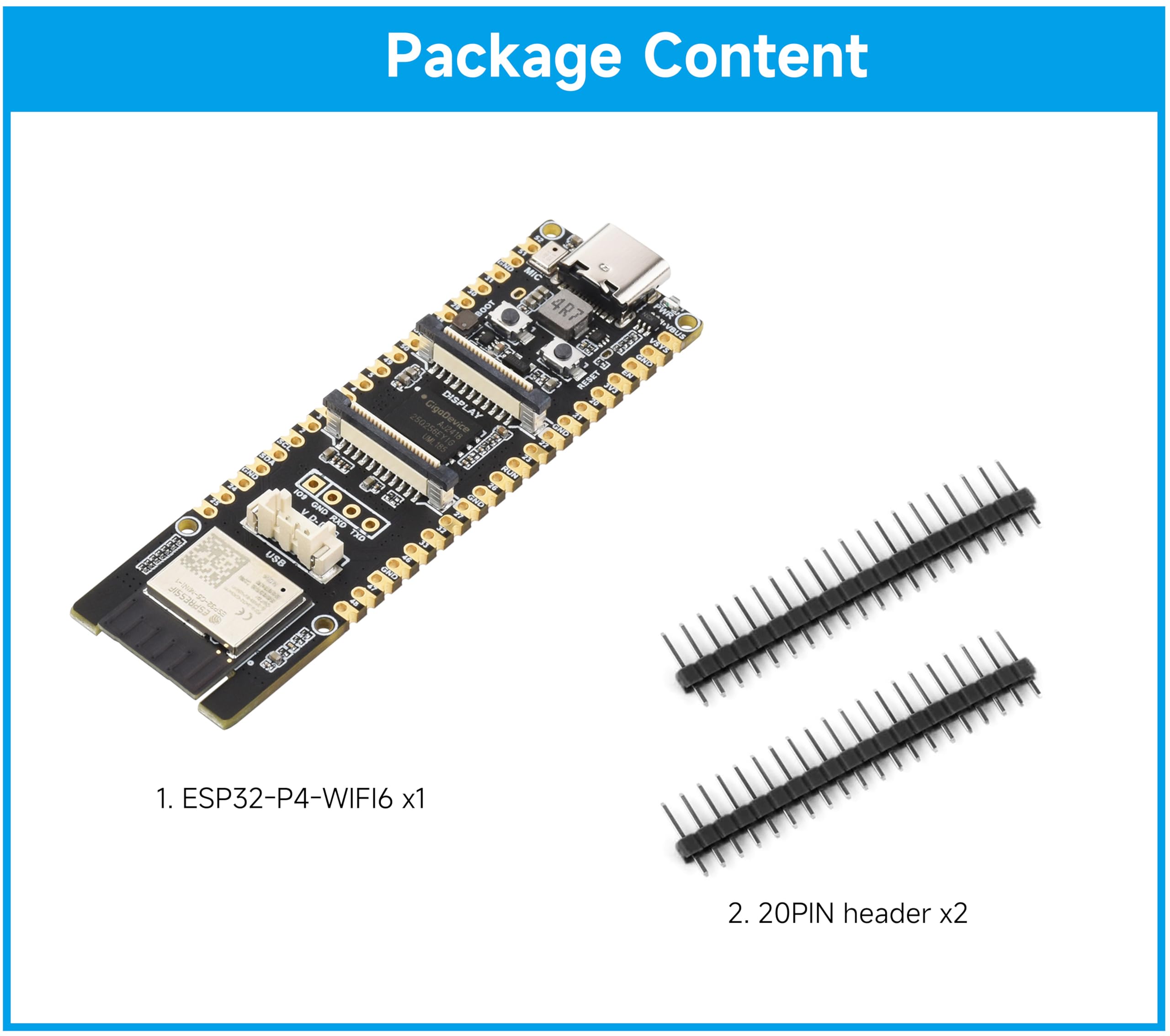 Edge Computing ESP32 P4 WIFI6 DEV KIT Scheda Di Sviluppo AI – WiFi 6 E Bluetooth 5, Interfacce HMI, Supporto ChatGPT/DeepSeek, Con Altoparlante Edge Computing ESP32 P4 WIFI6 DEV KIT Scheda Di Sviluppo AI – WiFi 6 E Bluetooth 5, Interfacce HMI, Supporto ChatGPT/DeepSeek, Con Altoparlante