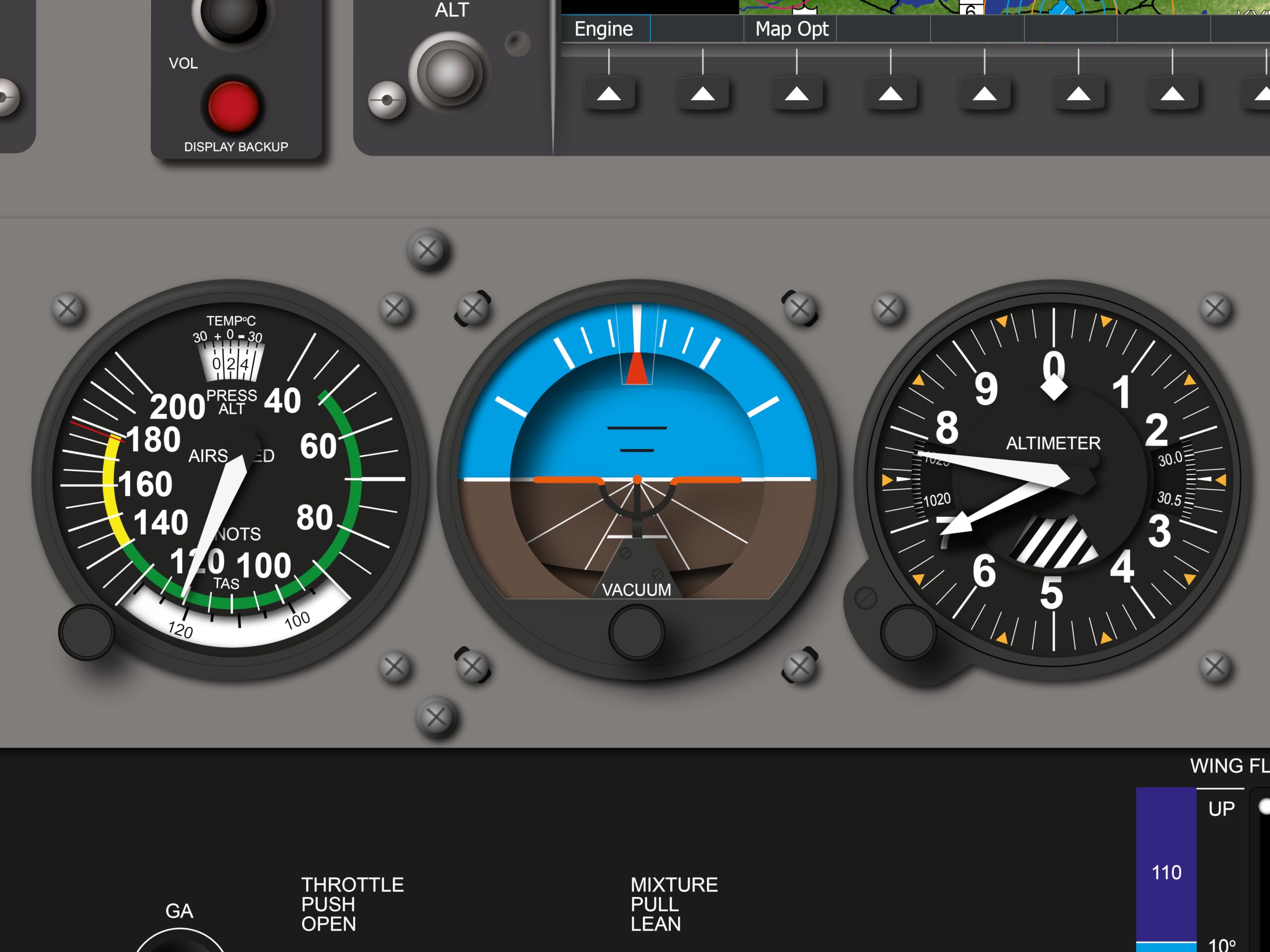 SIMTRAINING Cessna 172 SP Nav III G1000 Cockpit Training Poster 61cm x