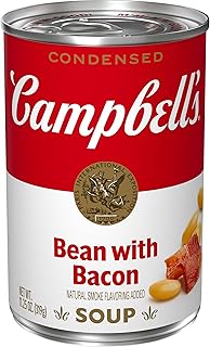 Condensed Bean With Bacon Soup, Natural Smoke Flavoring Added, 11.25 oz Can