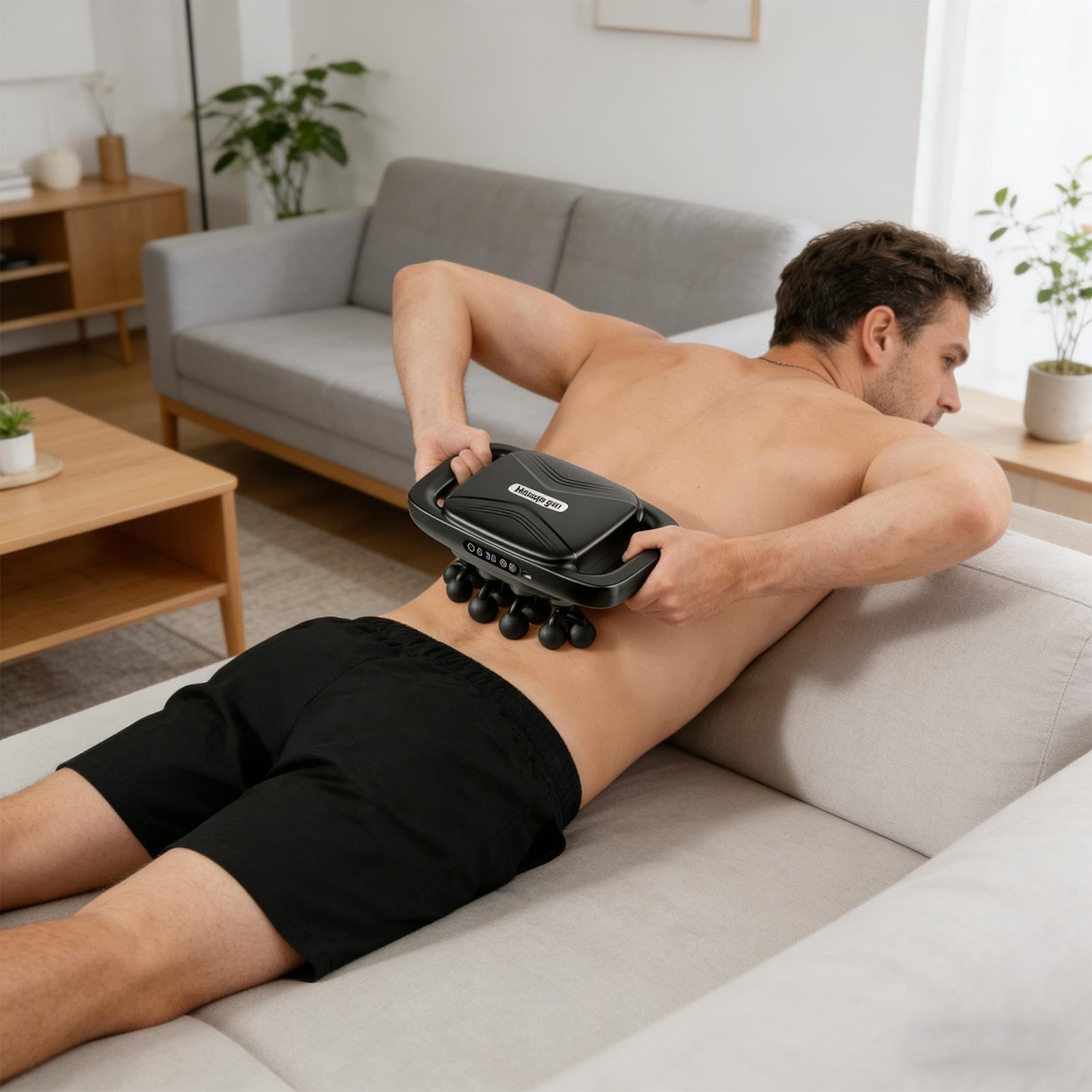 Máquina de masaje eléctrica | 30 ajustes ajustables y silenciosa, máquina masajeadora corporal para piernas, para hombres, mujeres, ancianos, personas que trabajan mucho después del entrenamiento