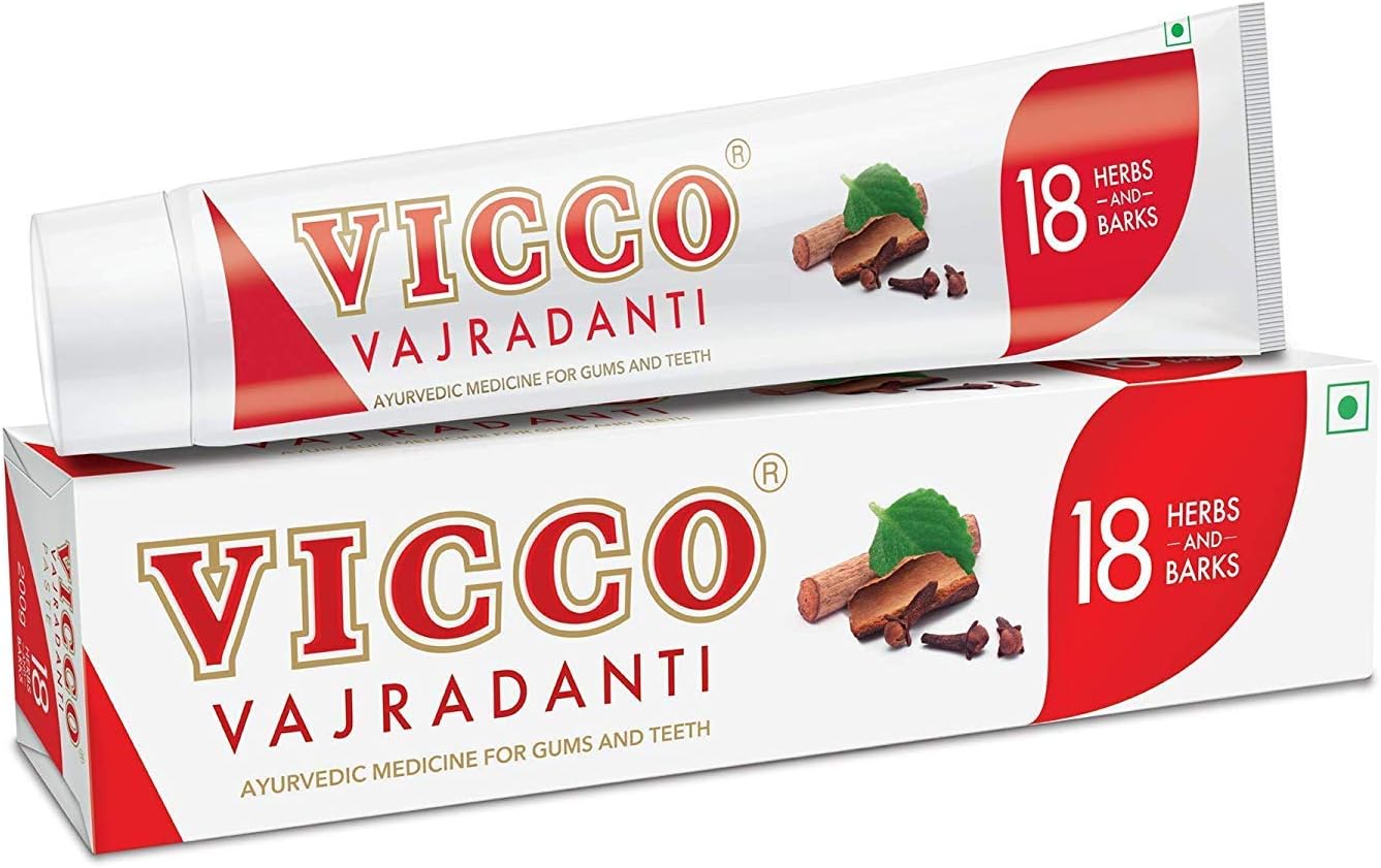 Vicco Vajradanti Ayurvedic Toothpaste, Fresh Breath, 200G