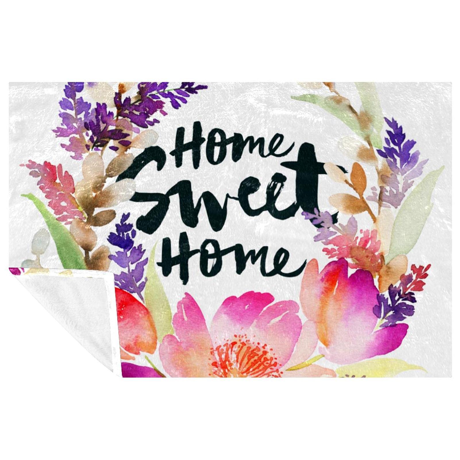 Couverture douce et chaude Home Sweet Home : votre bulle de bien-etre 150x100