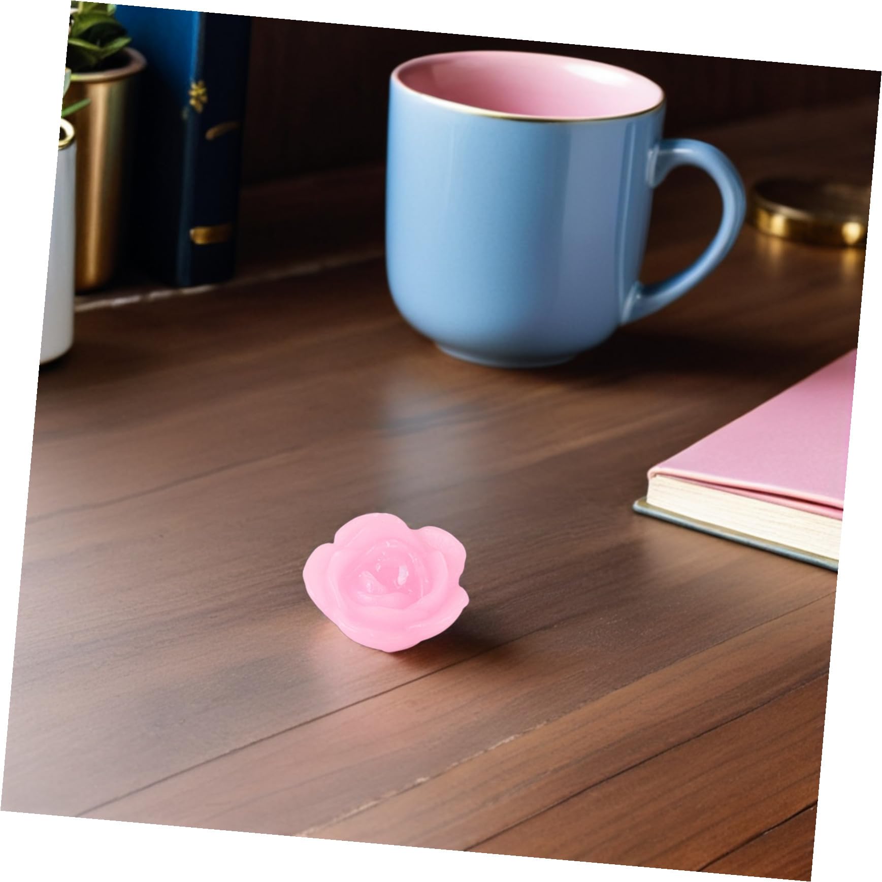 15pezzi Candele Galleggianti Forma Di Rosa Paraffina Per Decorazioni Romantiche Per Matrimoni Feste e Eventi Speciali