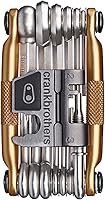 Crankbrothers M19 Gold Multi-Tool: 19 Functions, 8-12 Speed Chain Tool, Lifetime Warranty for MTB Repairs