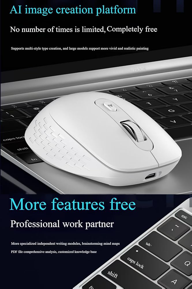 Amazon | Bluetoothスマートマウス 音声からテキストへ AI翻訳