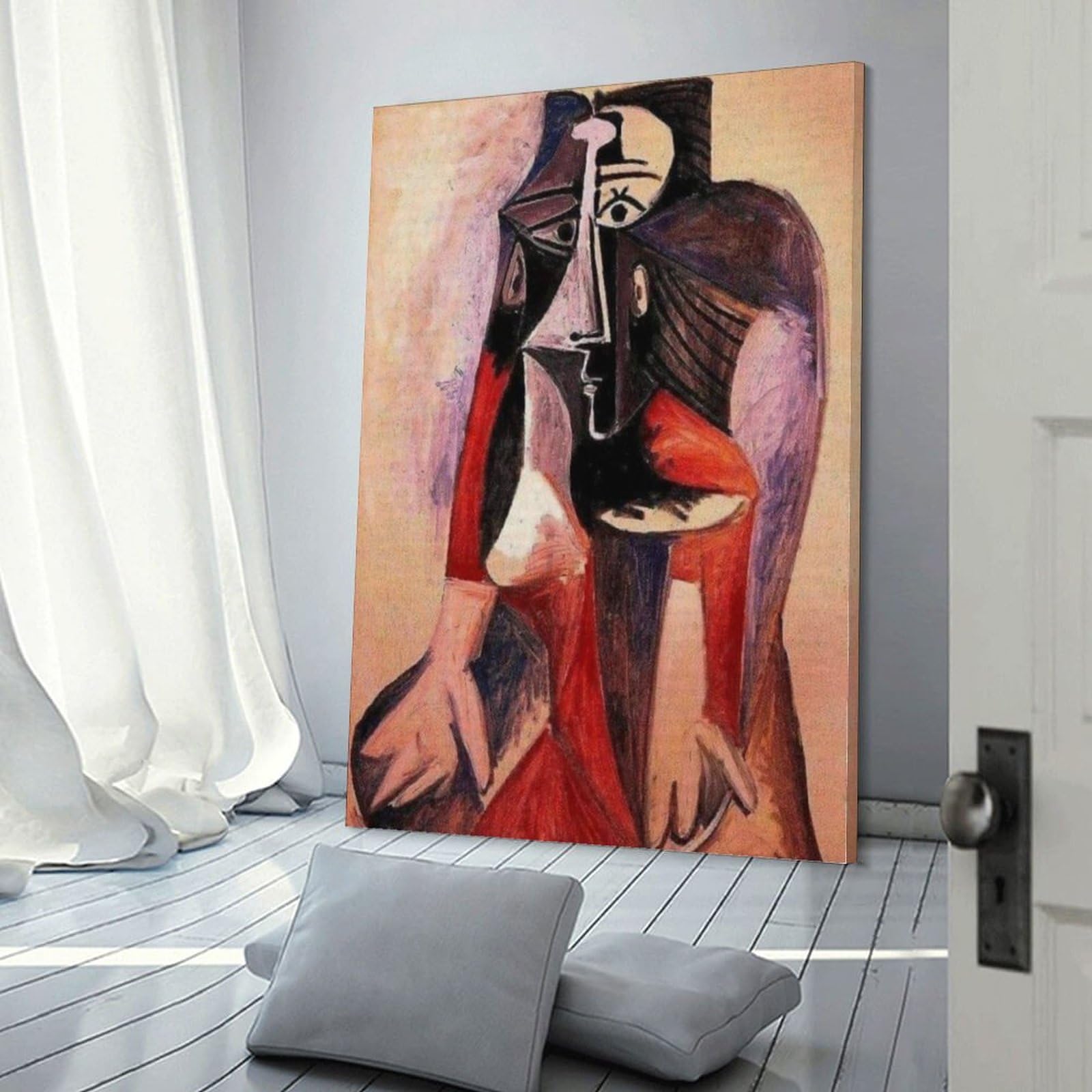 Amazon.co.jp: Pablo Picassoパブロ・ピカソ画家の作品（座る