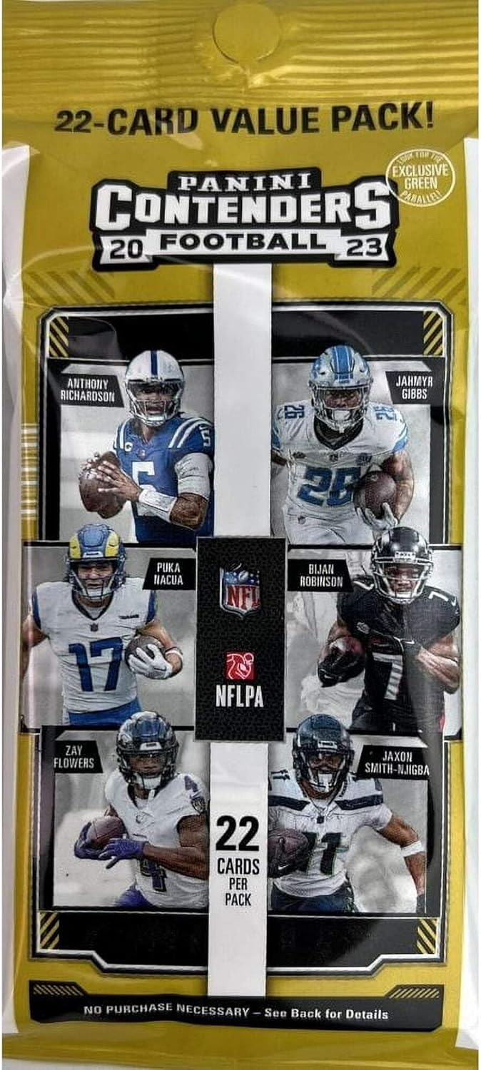 2023 Panini Contenders Football 22 Card Jumbo Value Pack
